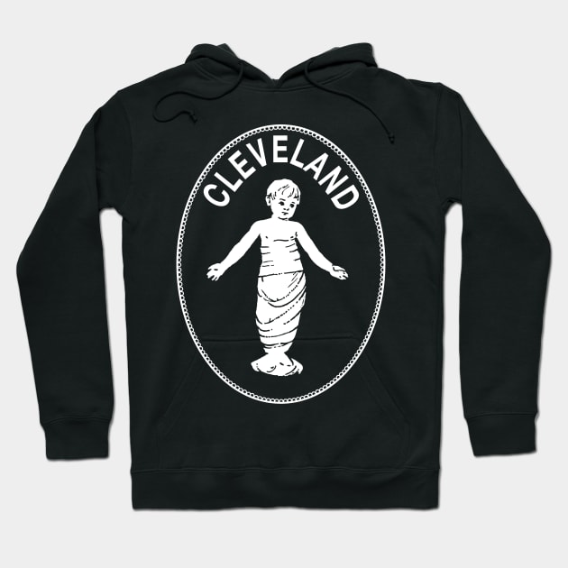 Cleveland - Front print Hoodie by Aoristic